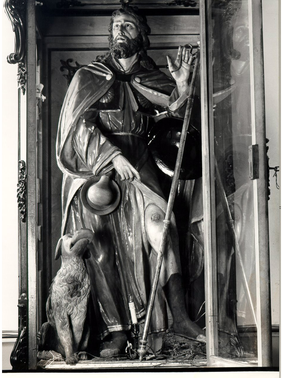 SAN ROCCO (SCULTURA) - AMBITO NAPOLETANO (Prima metà sec. XIX)