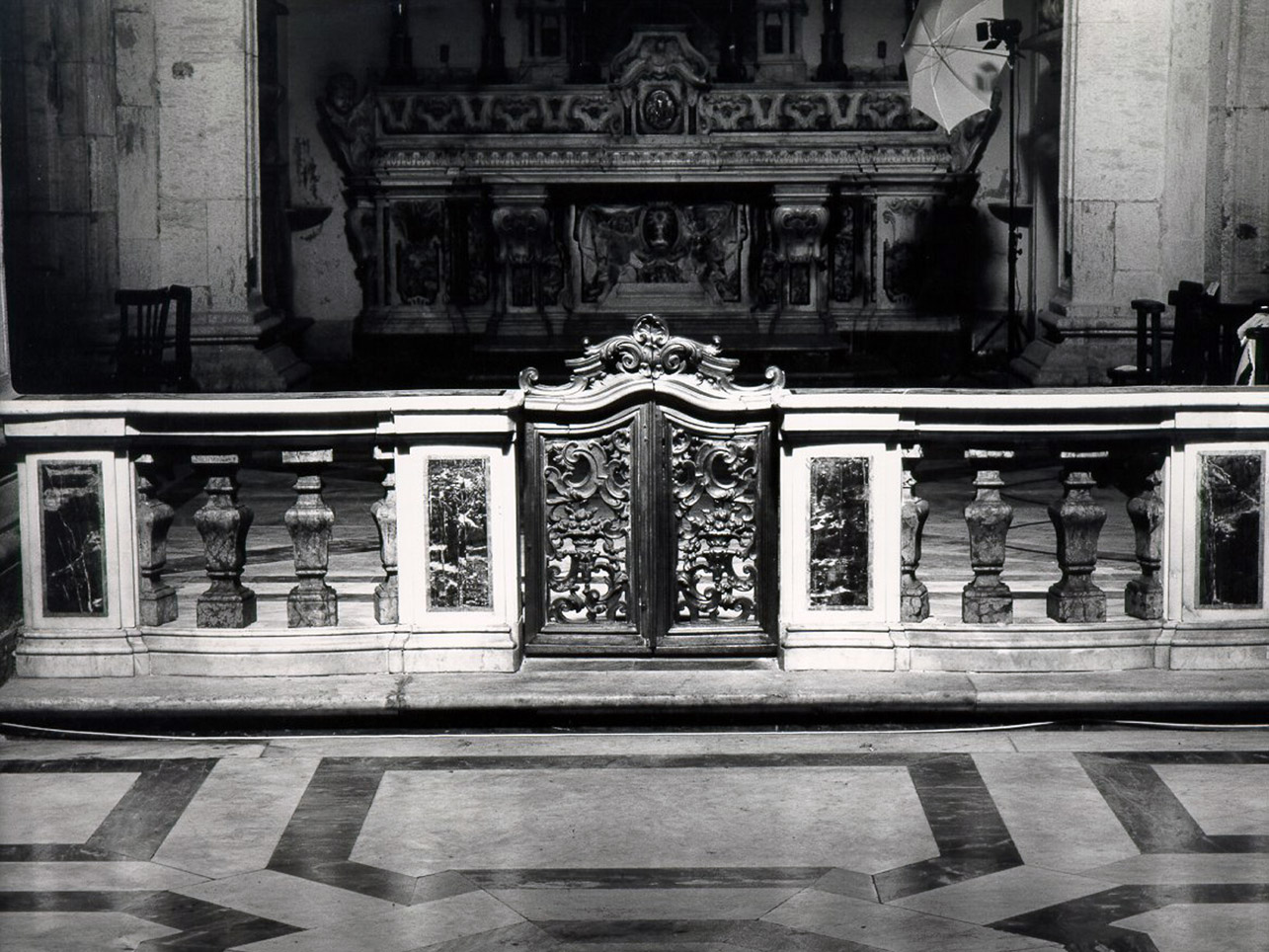 BALAUSTRATA, SERIE - BOTTEGA NAPOLETANA (FINE sec. XVIII)