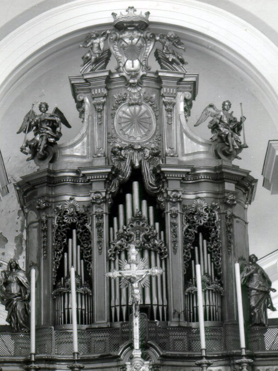 MOSTRA D'ORGANO - manifattura napoletana (TERZO QUARTO sec. XVIII)