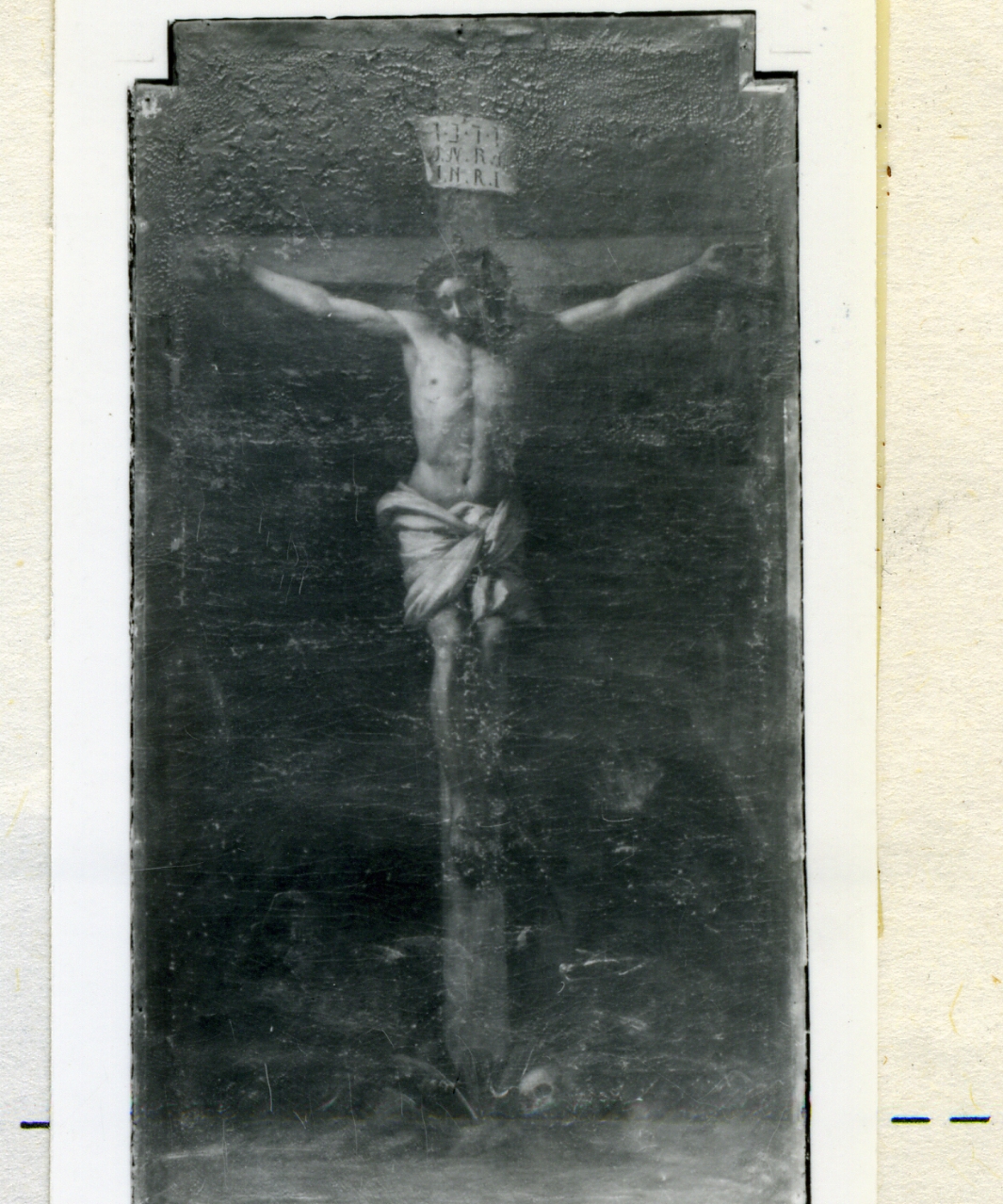 Cristo crocifisso (dipinto) di Fischetti Fedele (seconda metà sec. XVIII)
