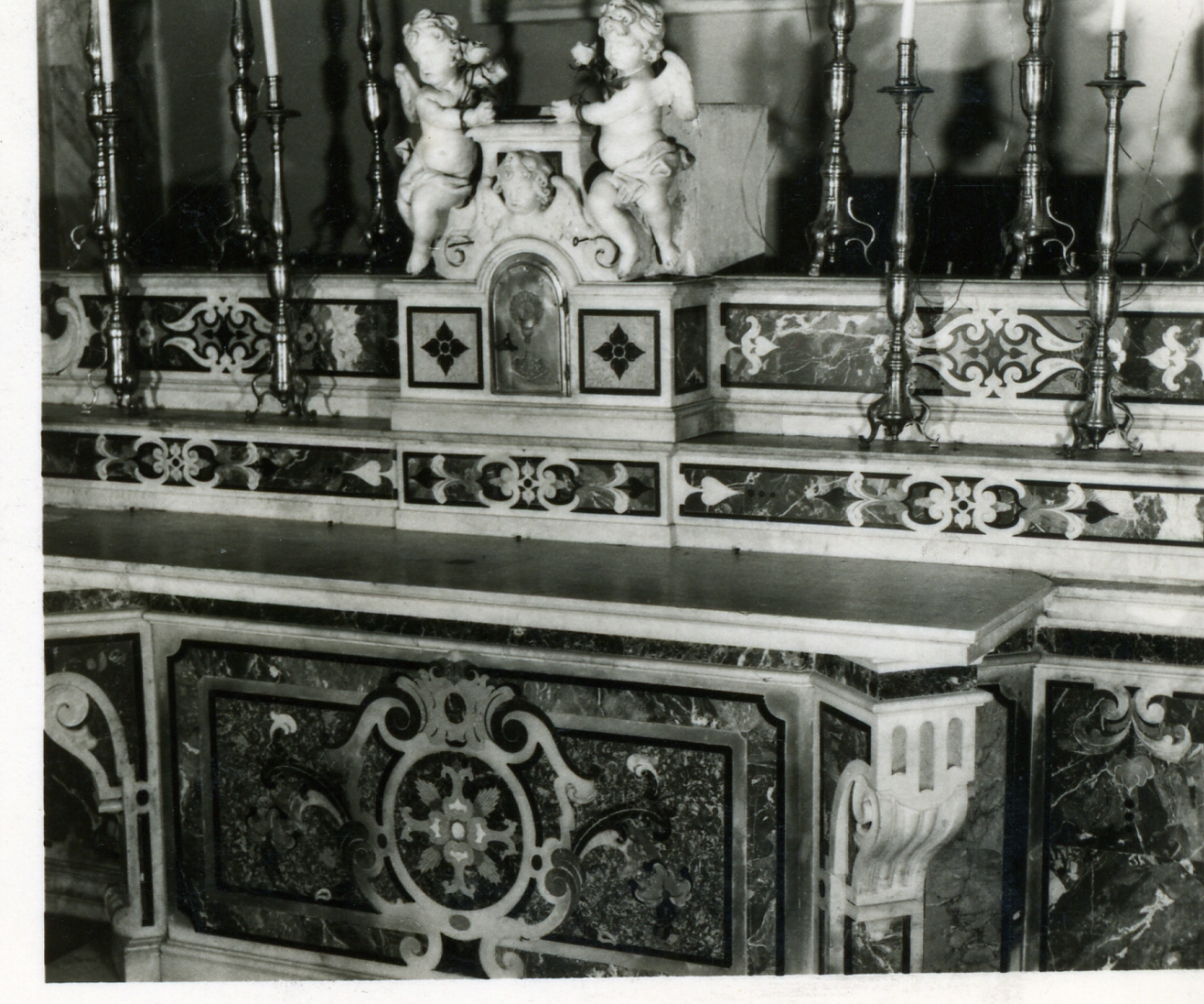 altare maggiore - bottega napoletana (fine sec. XVIII)