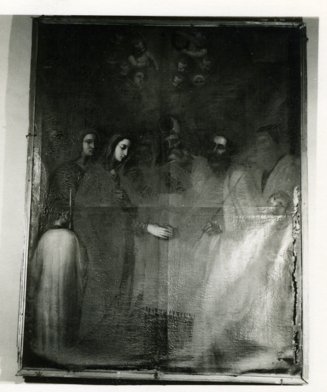 Sposalizio di Maria Vergine (dipinto) - ambito napoletano (prima metà sec. XVII)