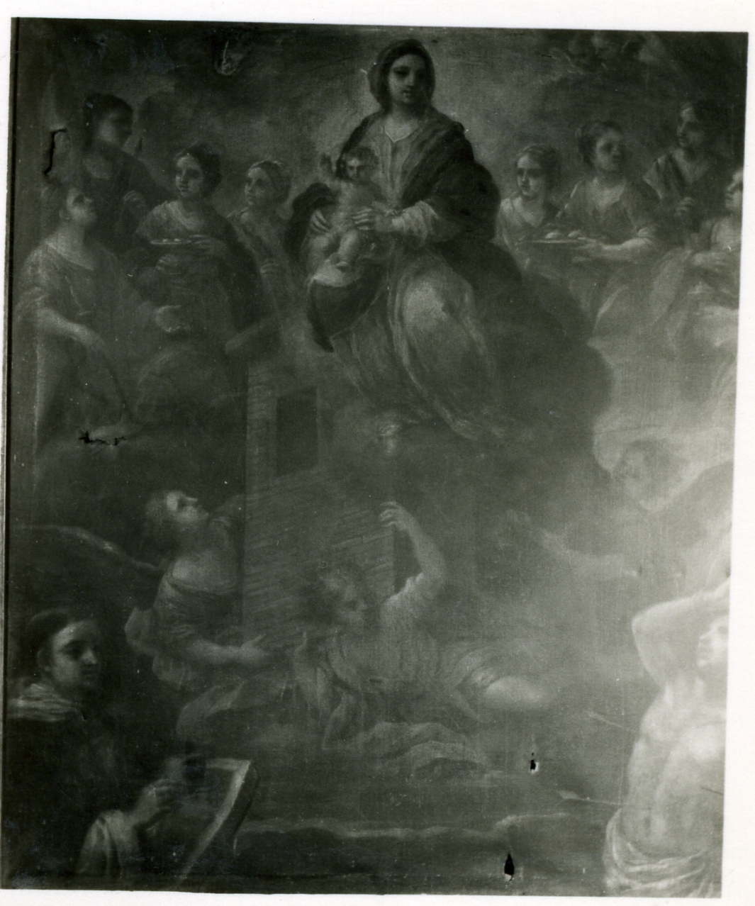 trasporto della Santa Casa a Loreto (dipinto) - ambito napoletano (primo quarto sec. XVIII)