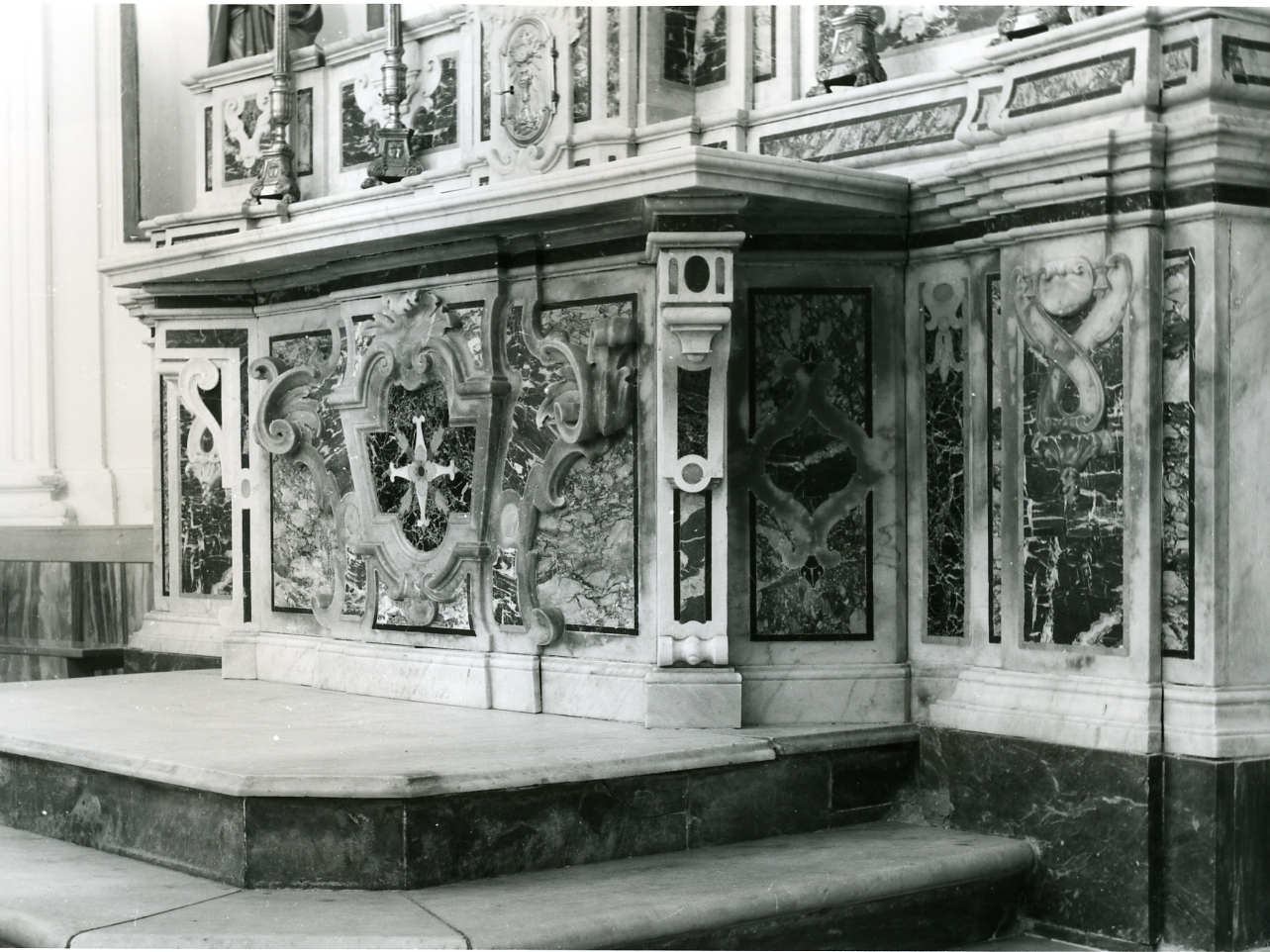 sportello di tabernacolo - bottega napoletana (fine sec. XVIII)