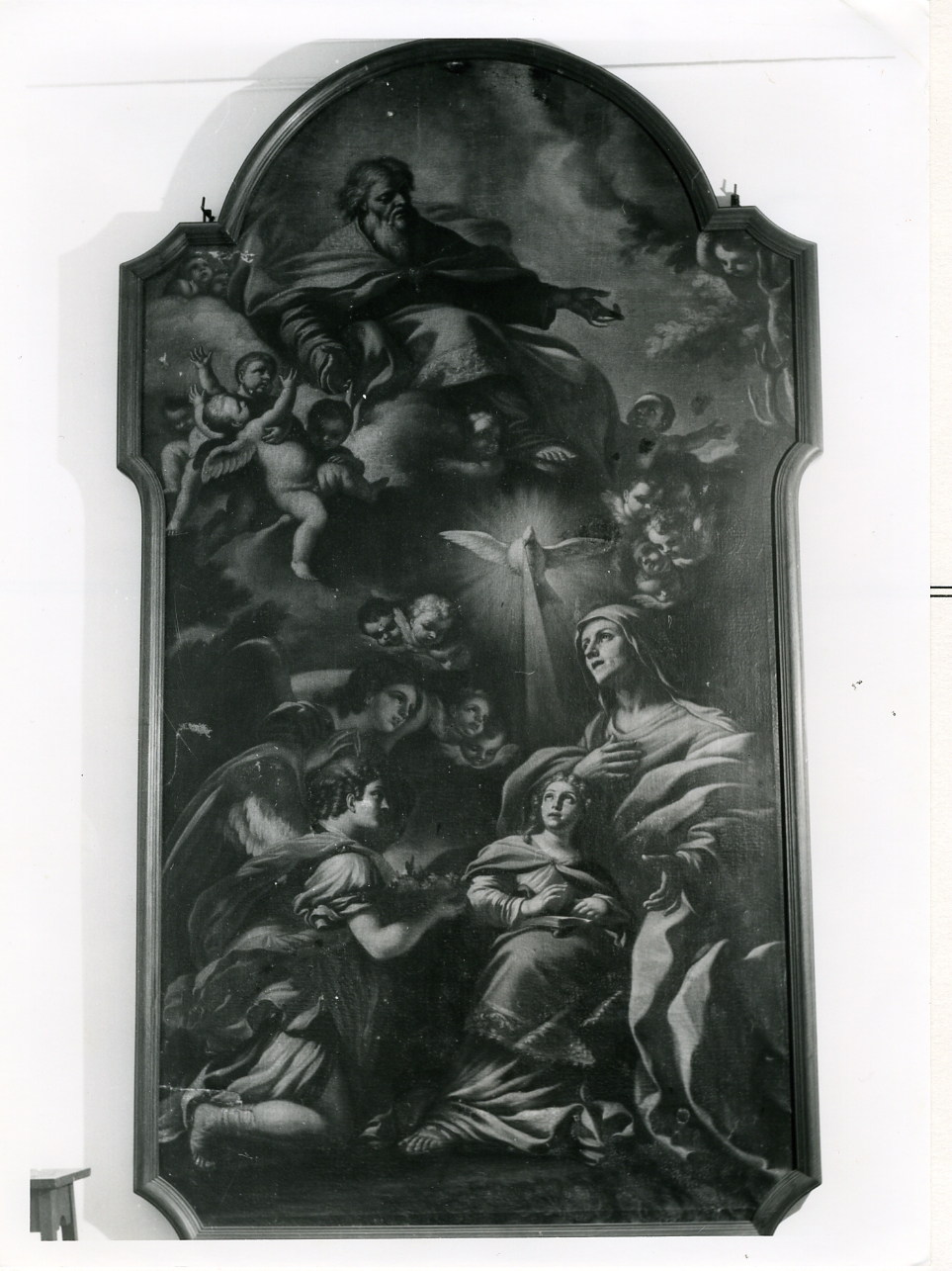 Maria Vergine bambina e Sant'Anna (dipinto) di Solimena Francesco detto Abate Ciccio (inizio sec. XVIII)