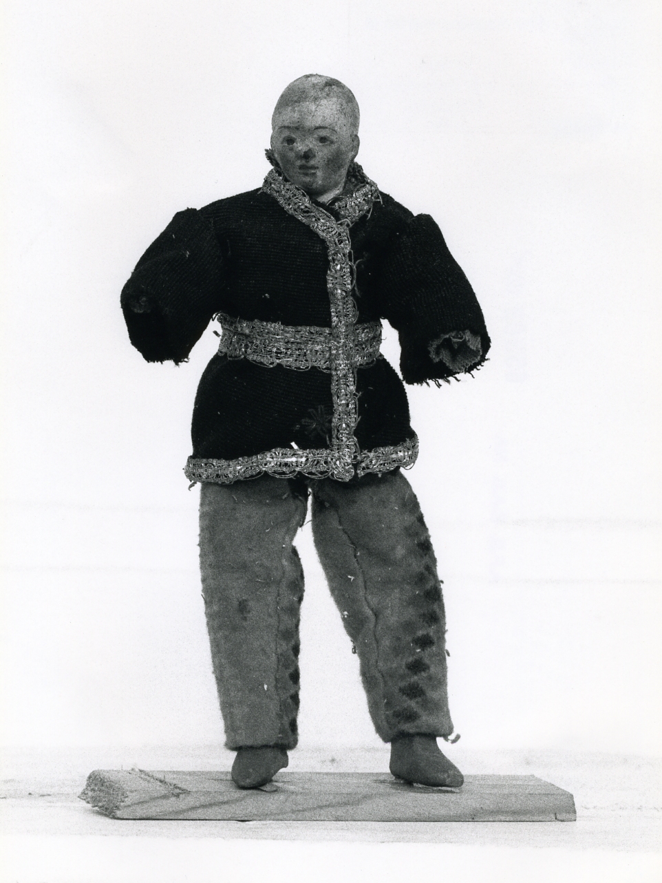 statuetta di presepio, serie - bottega campana (fine sec. XVIII)