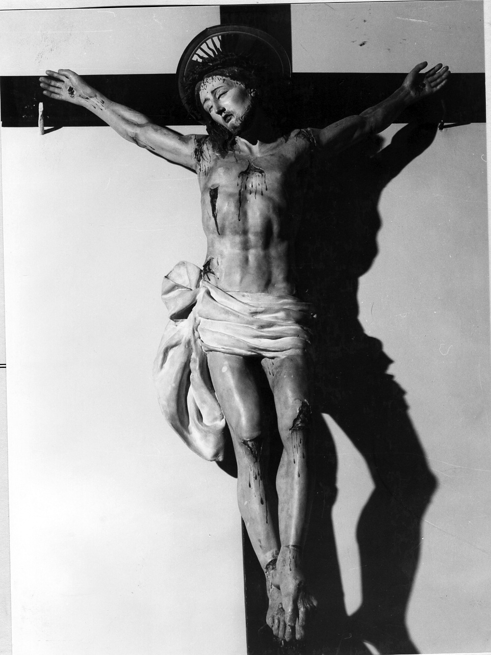 crocifisso - bottega napoletana (fine sec. XIX)