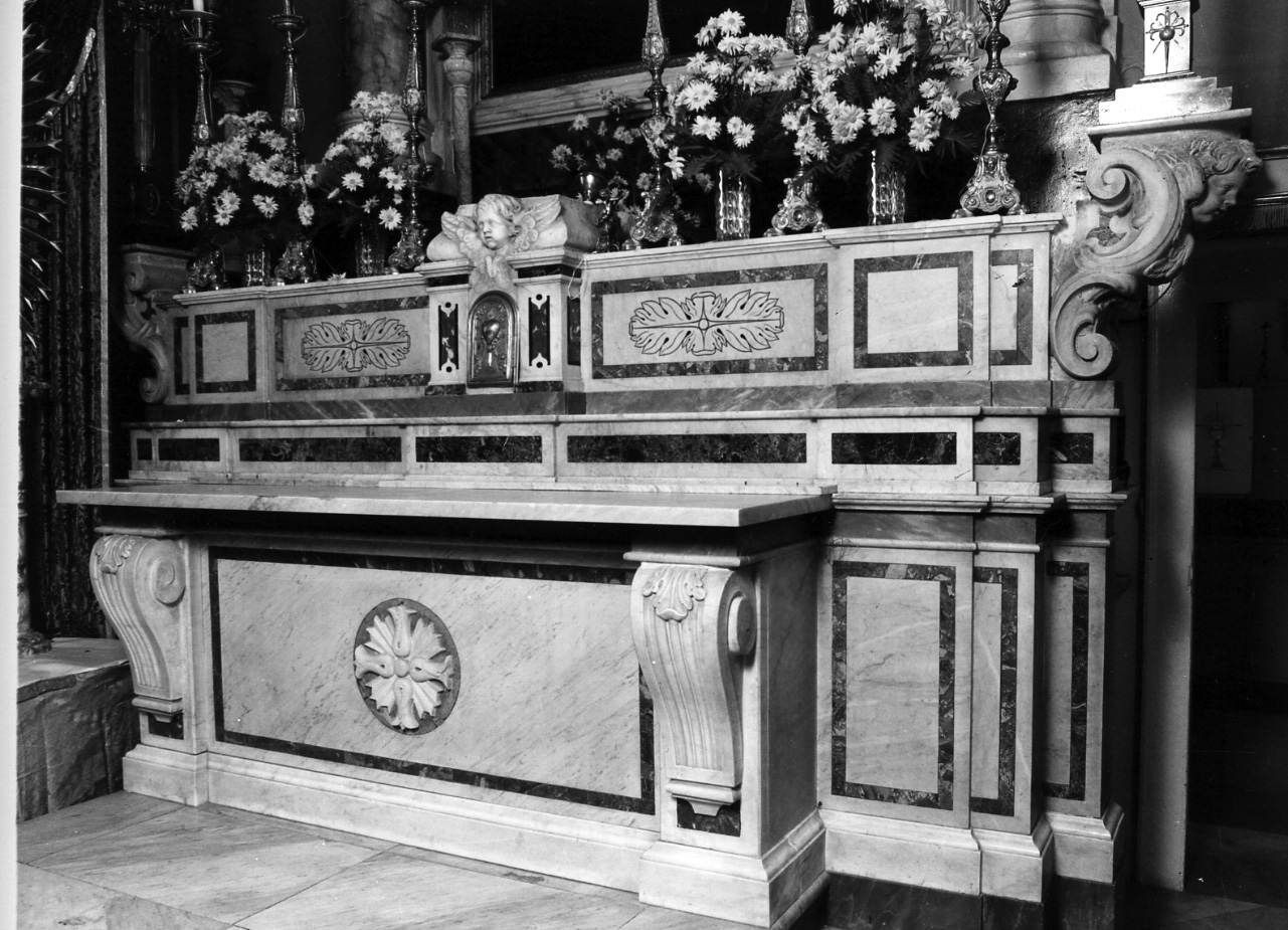 altare maggiore - bottega campana (fine sec. XIX)