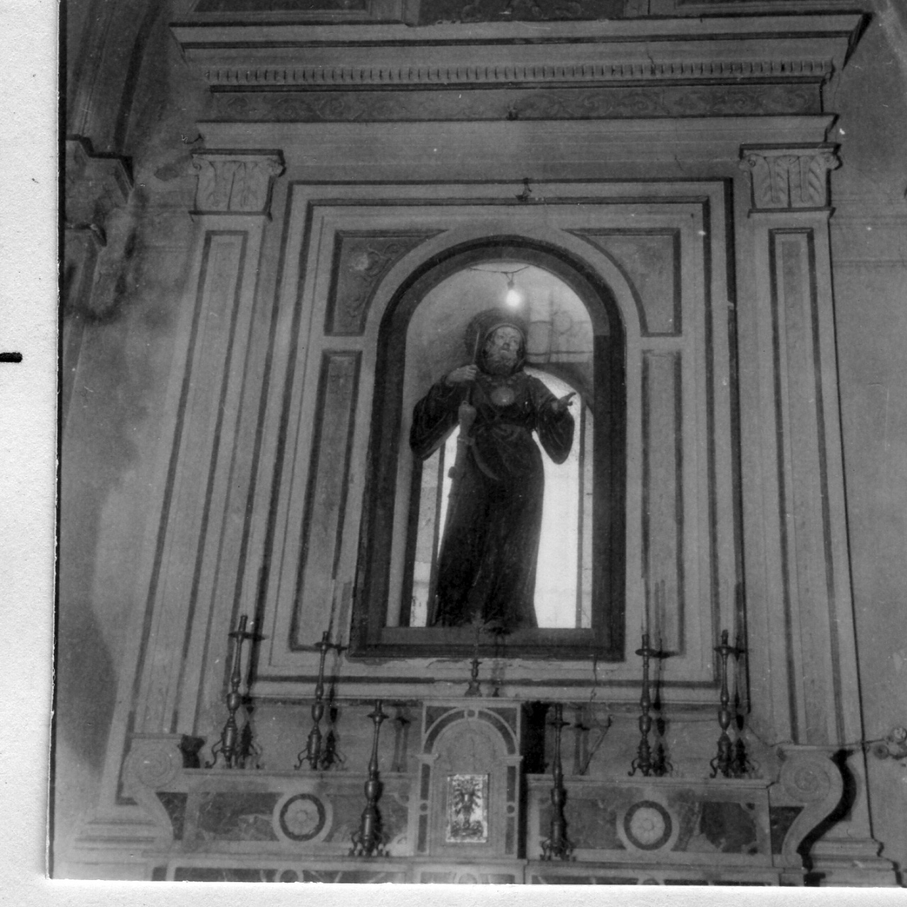 San Francesco di Paola (statua) - bottega napoletana (fine sec. XIX)