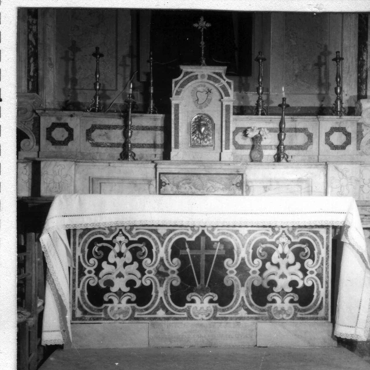 sportello di tabernacolo - bottega napoletana (fine sec. XVIII)