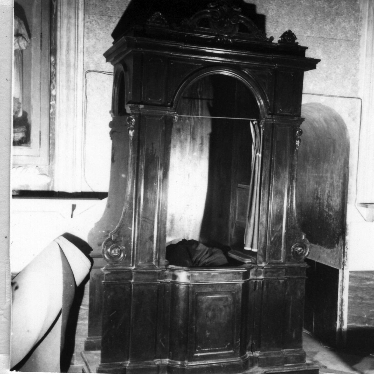 confessionale, serie - bottega napoletana (sec. XVIII)