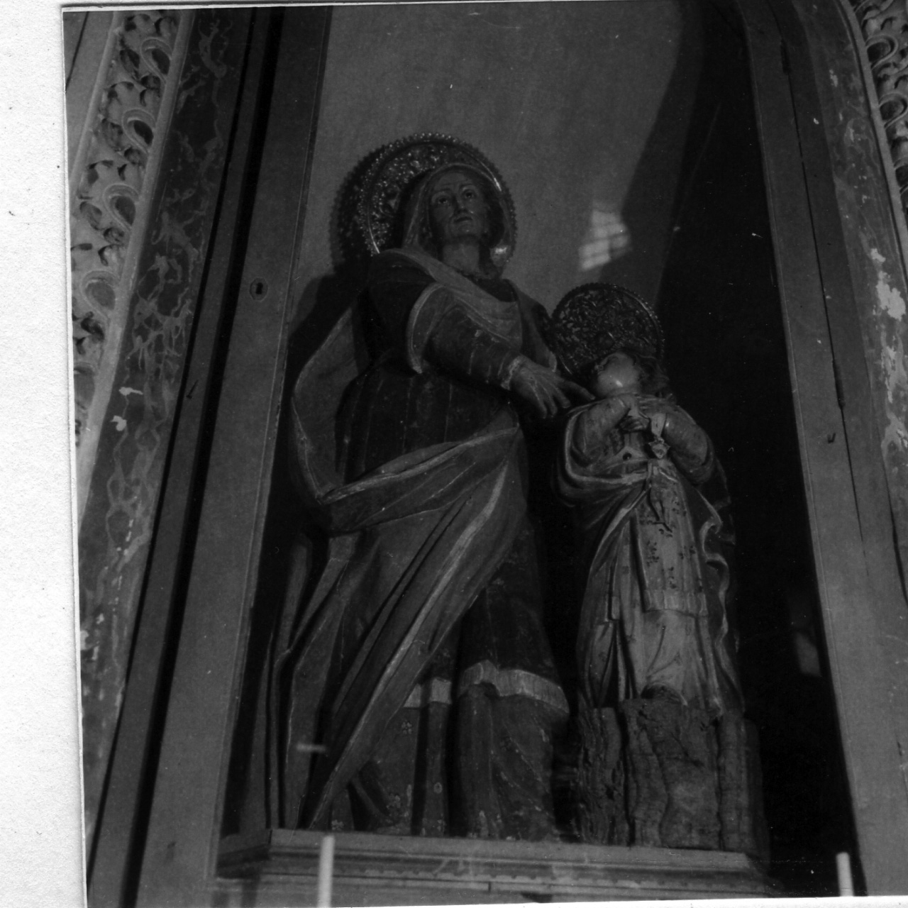 Maria Vergine bambina e Sant'Anna (statua) - bottega napoletana (seconda metà sec. XIX)