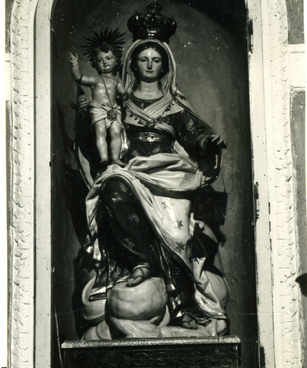 Madonna del Carmelo (statua) - bottega campana (seconda metà sec. XIX)