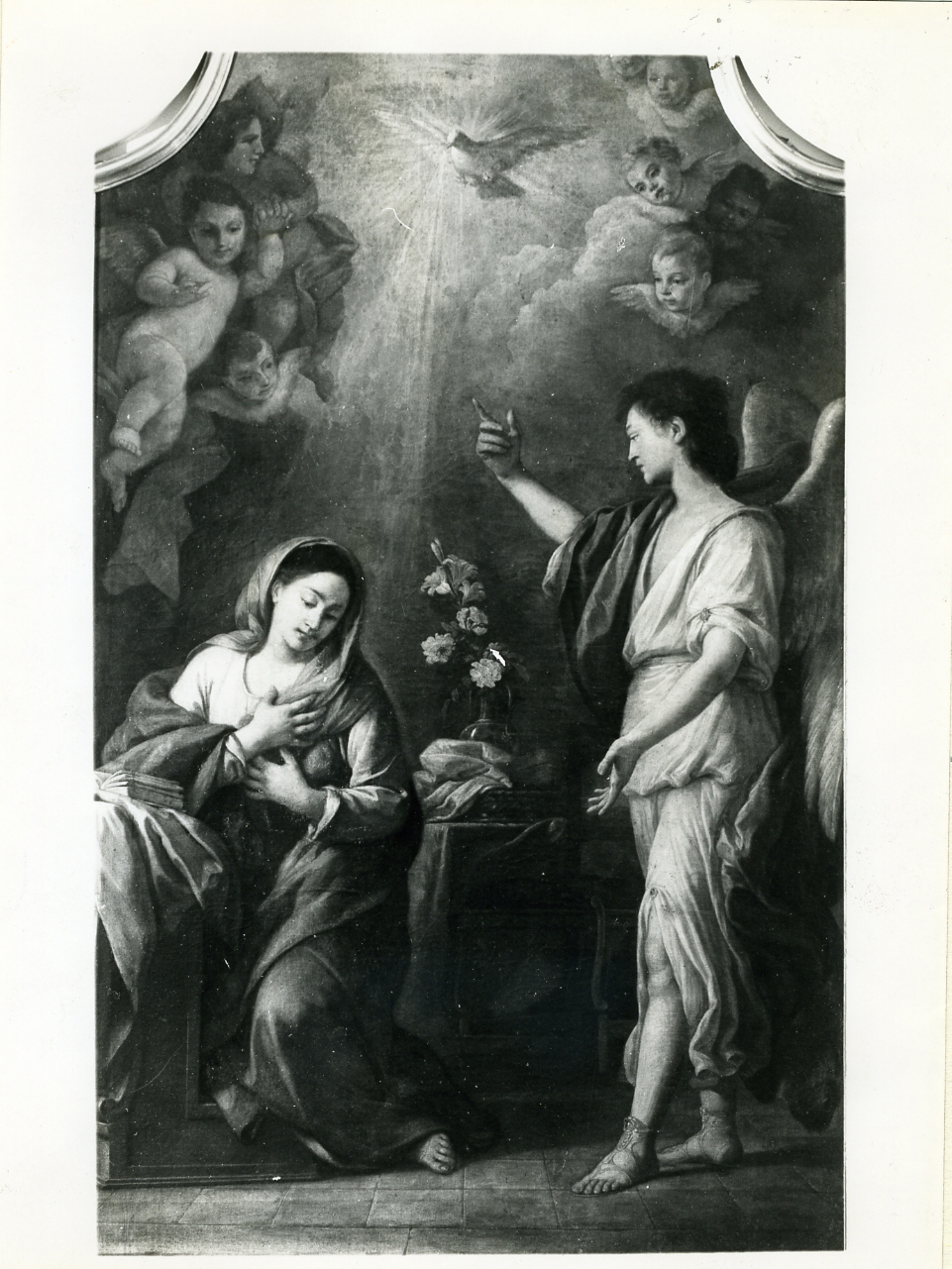 Annunciazione (dipinto) di Di Spigna Alfonso (metà sec. XVIII)