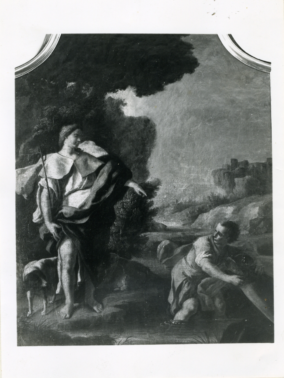 Tobia e San Raffaele arcangelo (dipinto) di Di Spigna Alfonso (seconda metà sec. XVIII)