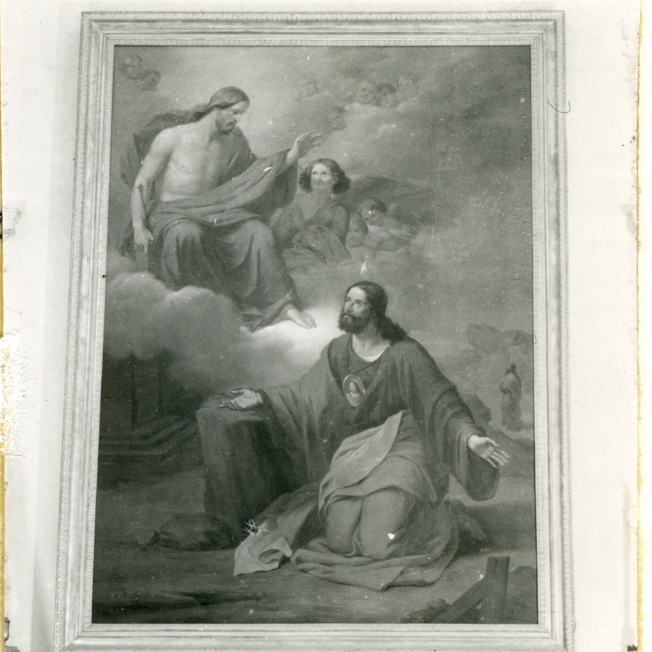 visione di San Taddeo (dipinto) di De Angelis Vincenzo (sec. XIX)