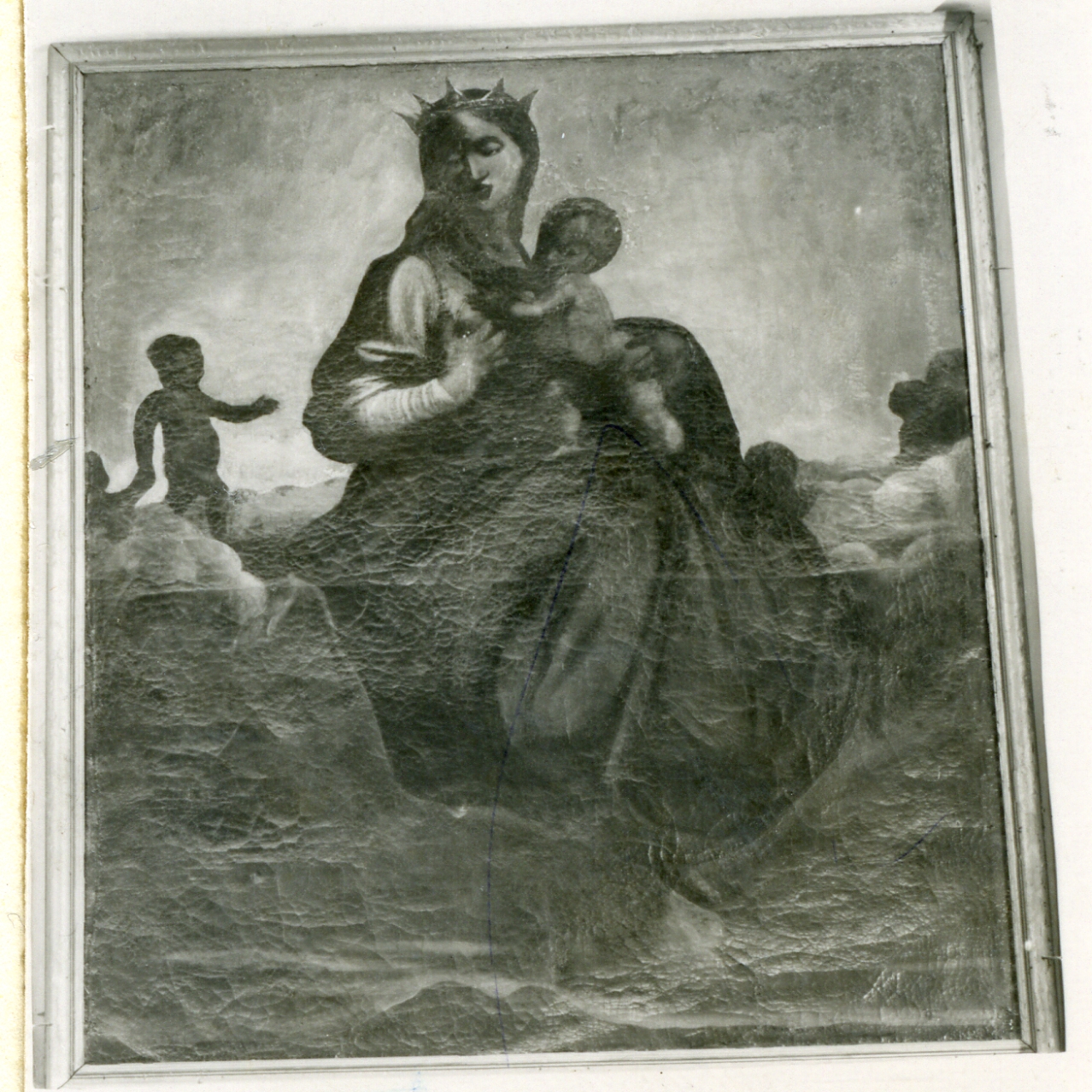 Madonna con Bambino (dipinto) - bottega campana (inizio sec. XVII)