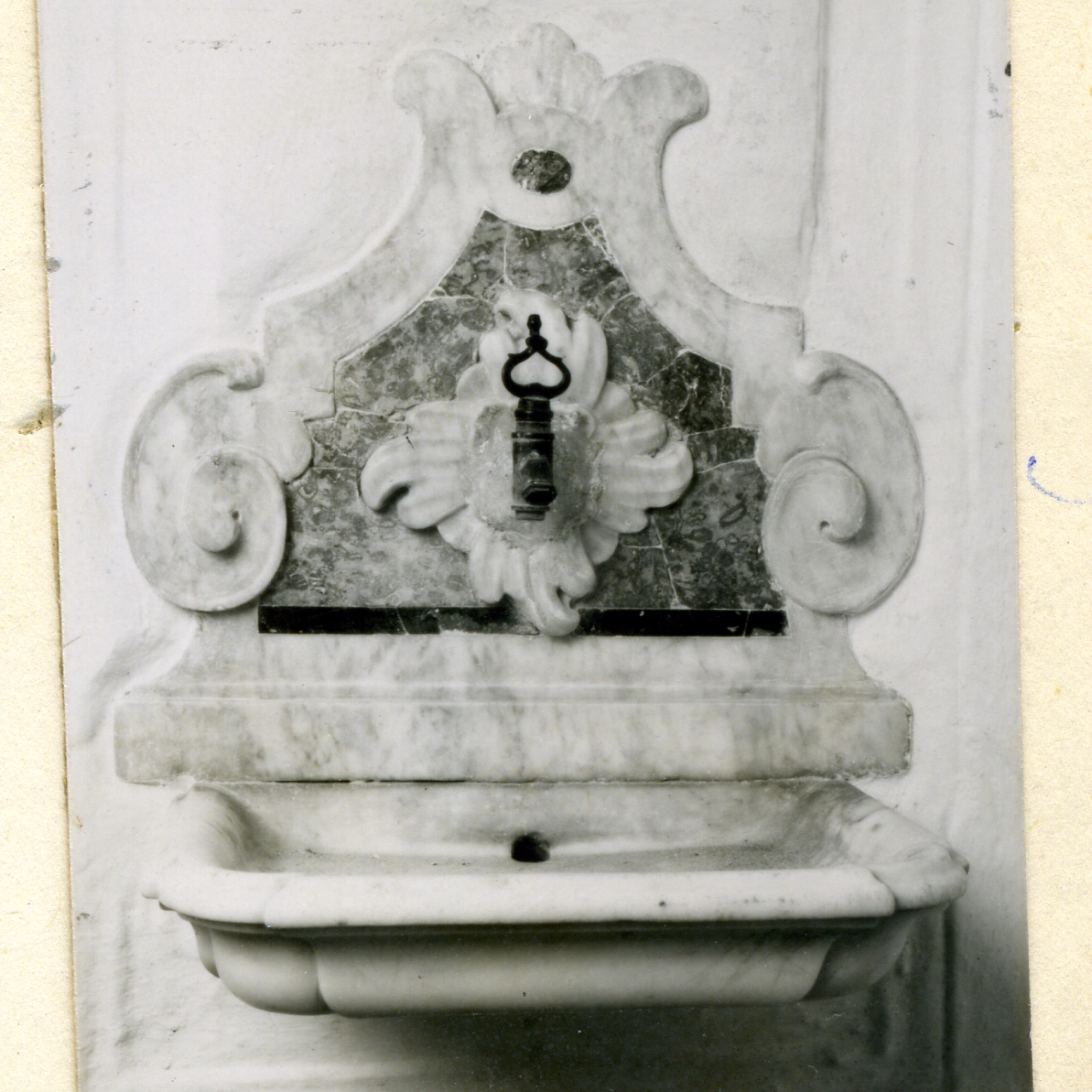 lavabo da sacrestia - bottega campana (fine sec. XVIII)