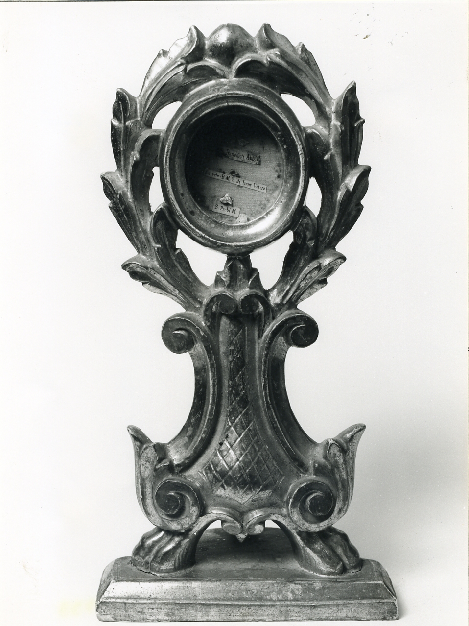 reliquiario - a ostensorio - bottega campana (prima metà sec. XIX)