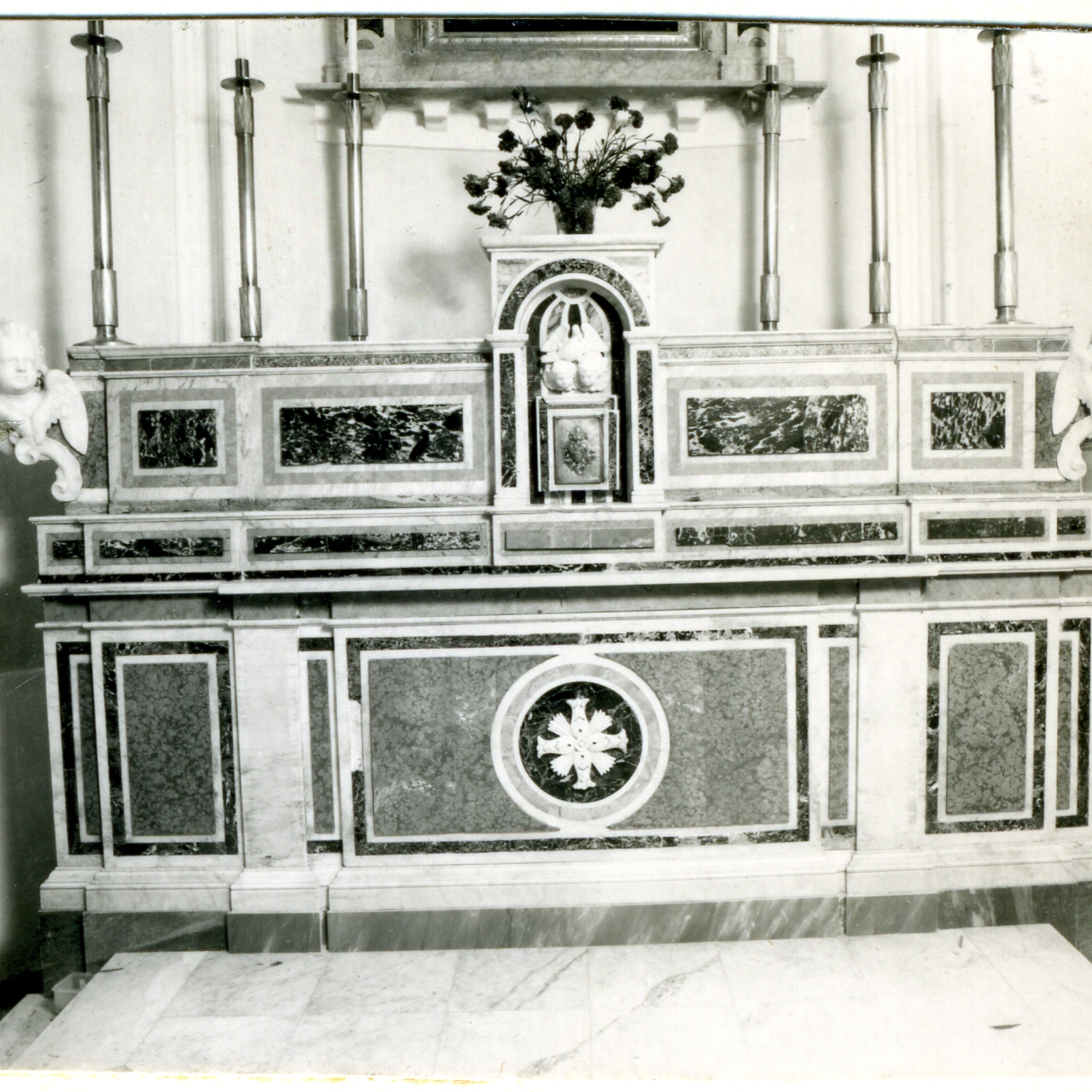 altare maggiore - bottega campana (fine sec. XIX)