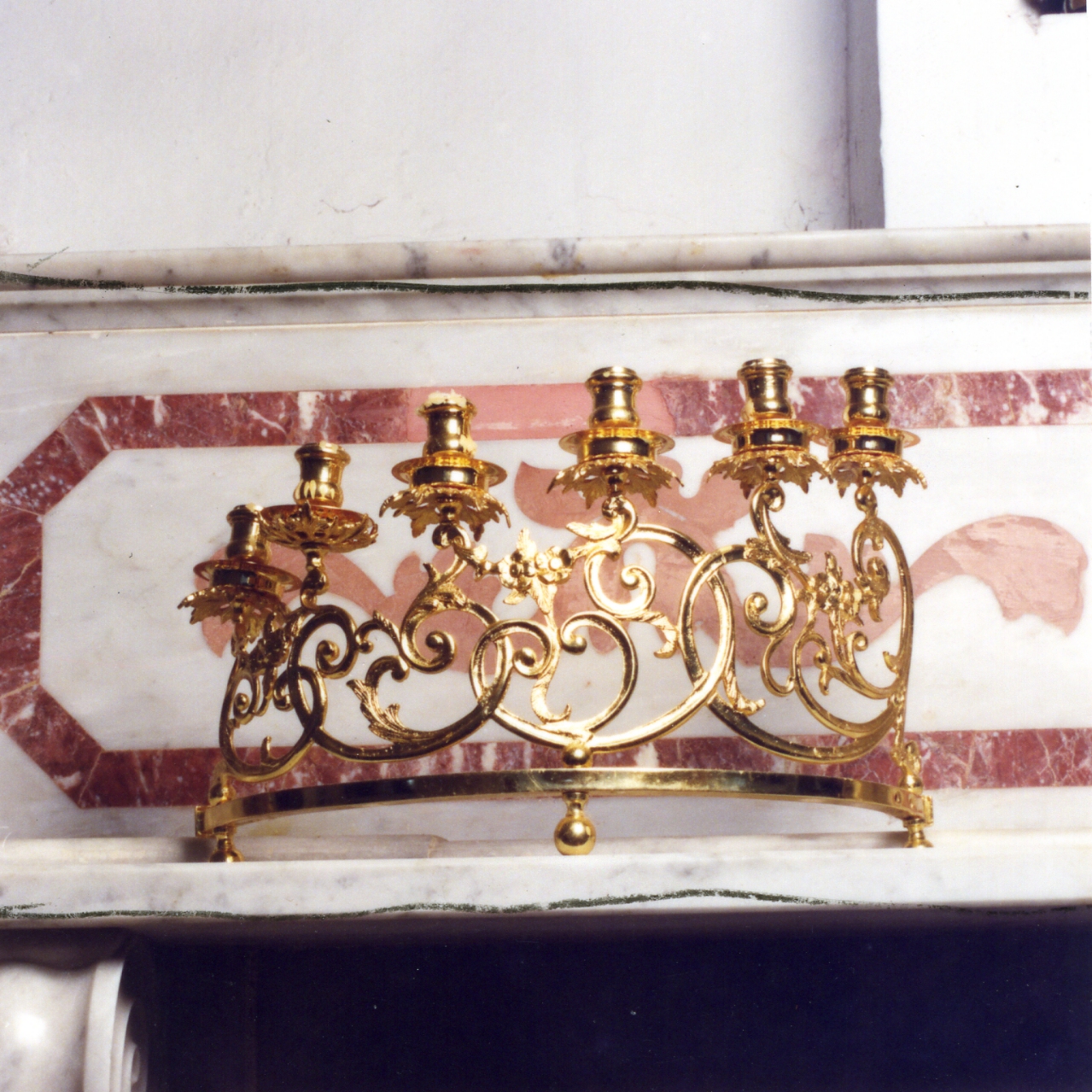 candelabro - bottega napoletana (seconda metà sec. XIX)