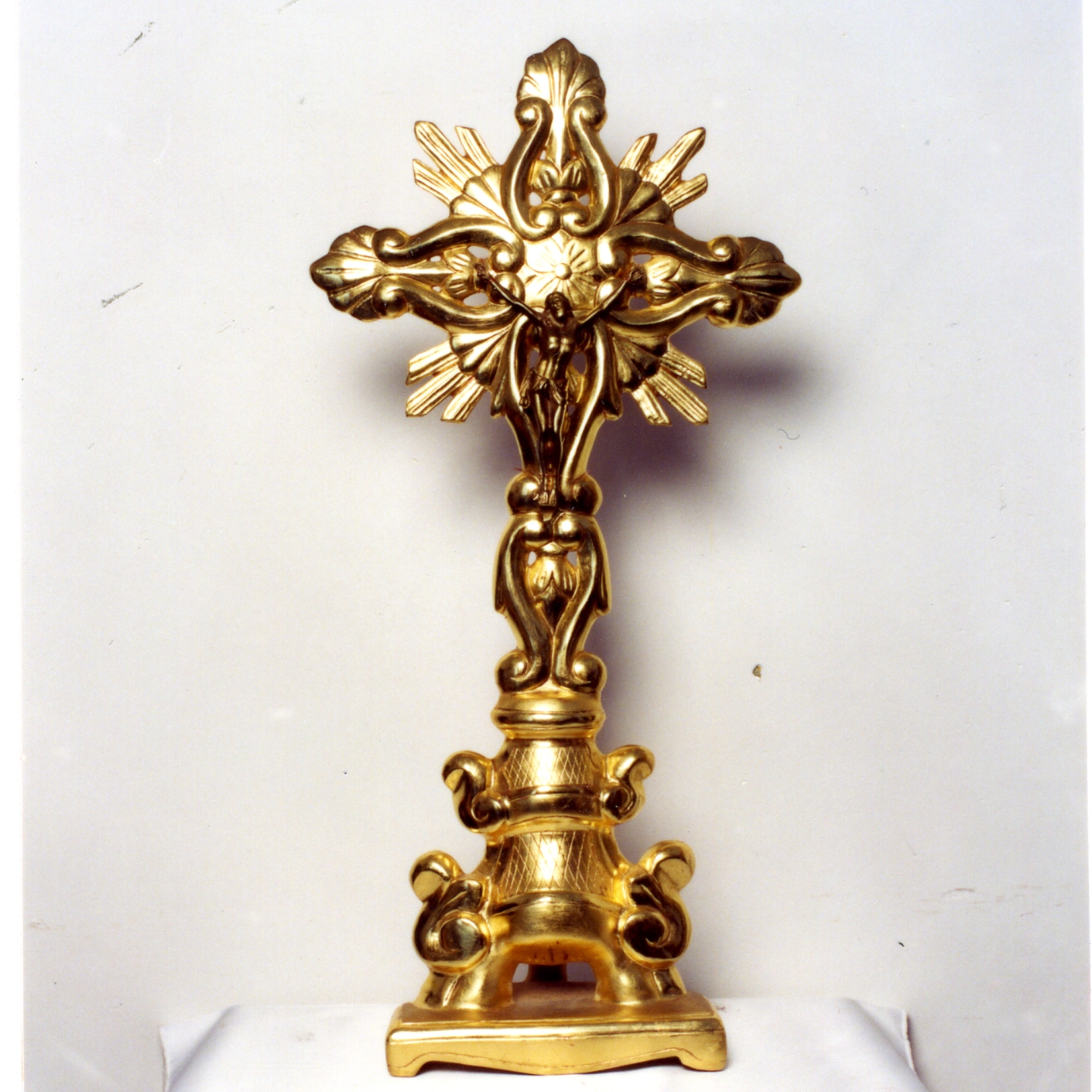 croce da tavolo - bottega napoletana (metà sec. XIX)