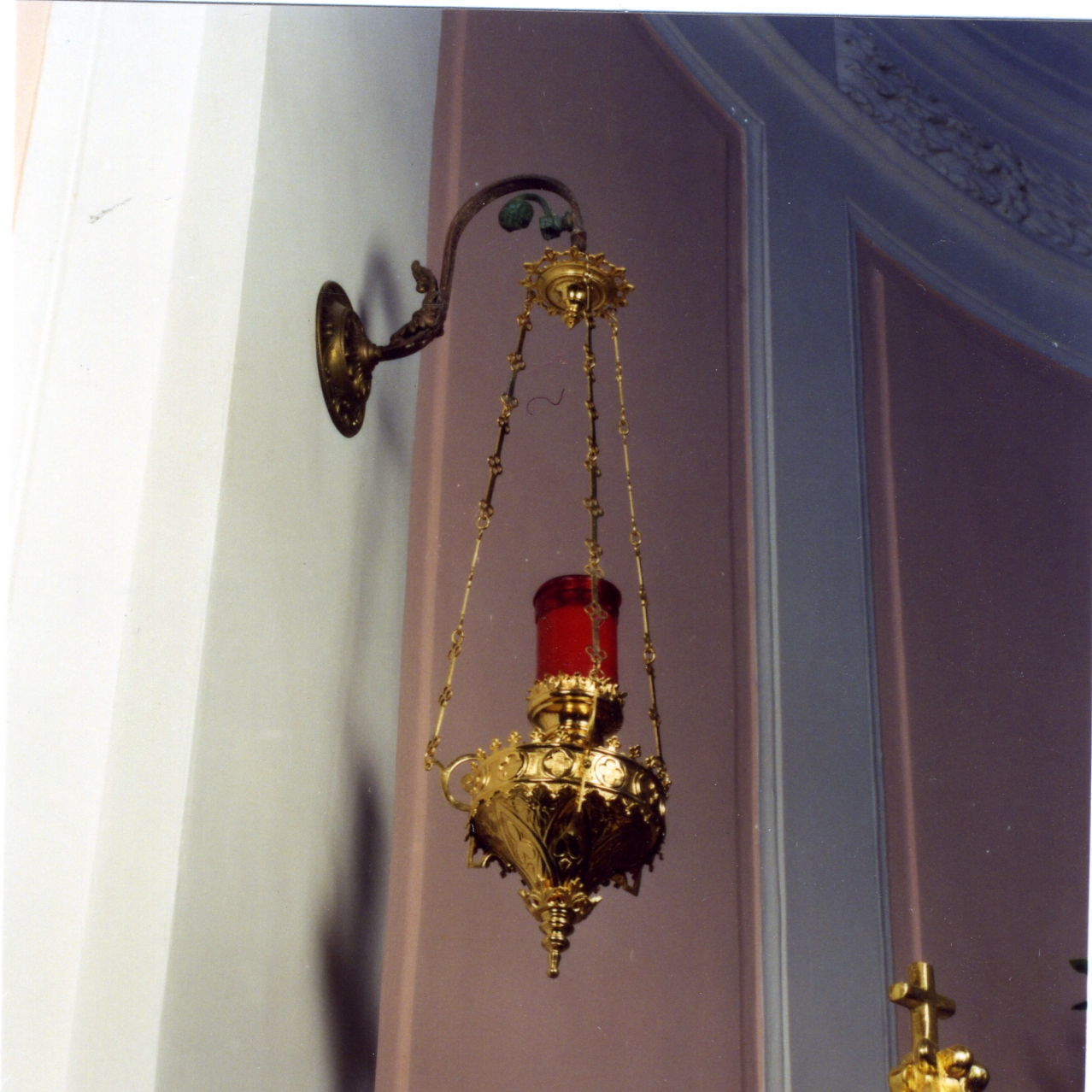 lampada pensile - bottega napoletana (fine sec. XIX)