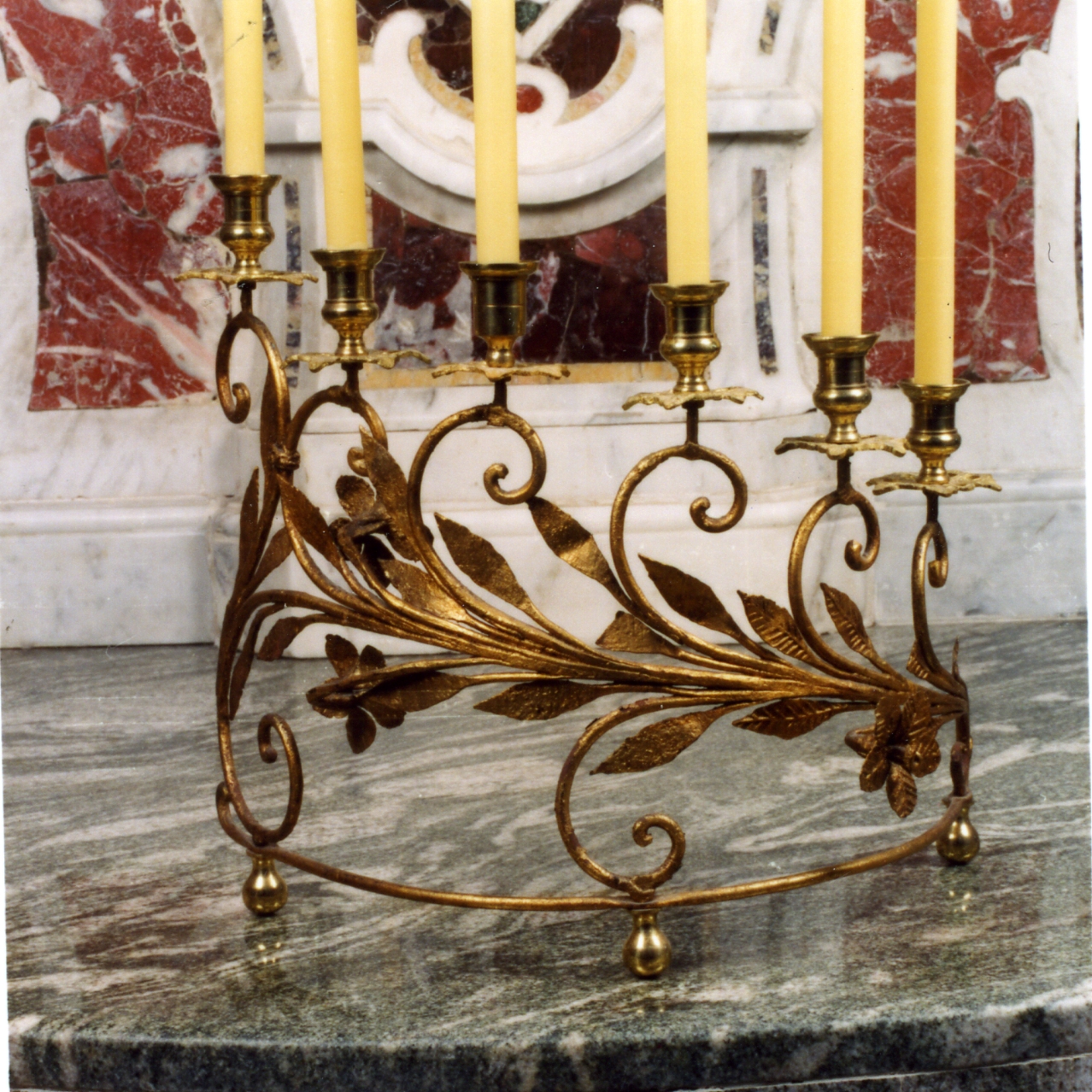 candelabro - bottega napoletana (metà sec. XIX)