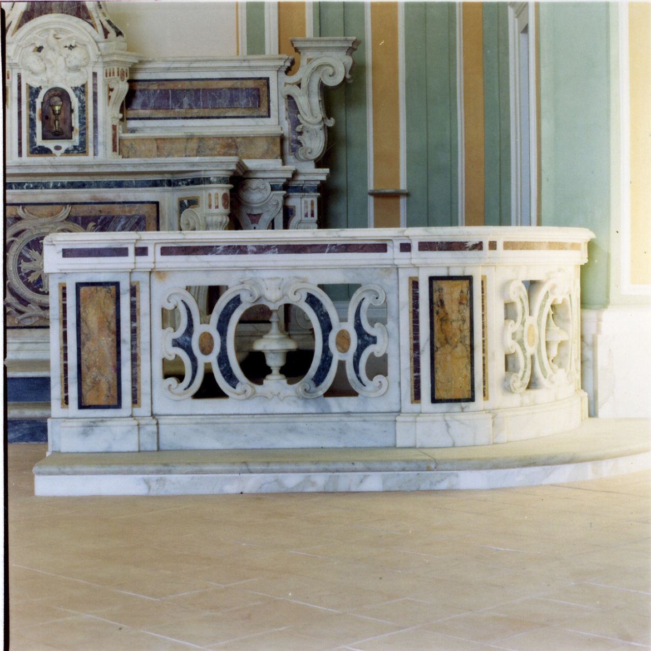 balaustrata, serie - bottega napoletana (seconda metà sec. XVIII)