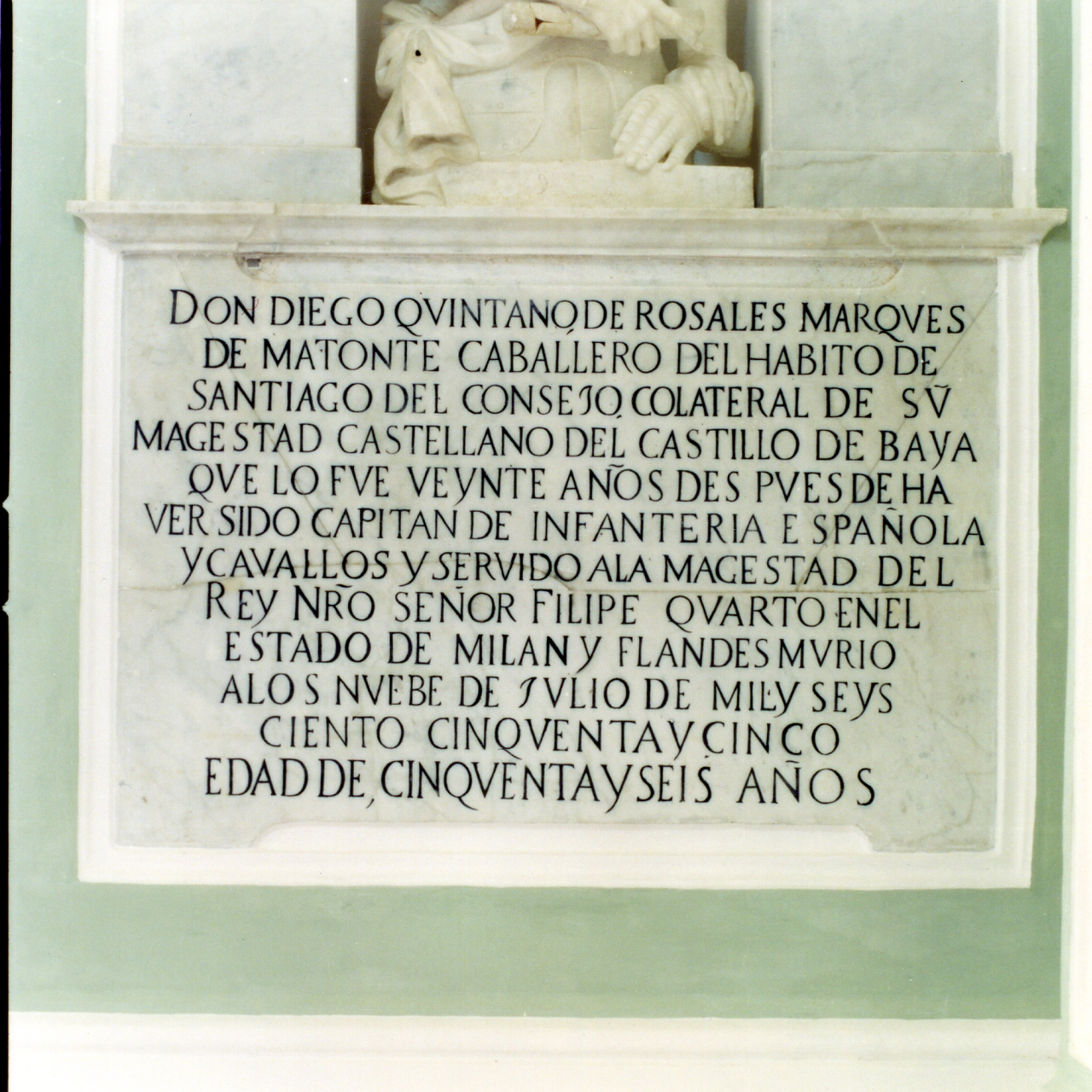 lapide commemorativa - bottega napoletana (prima metà sec. XVII)