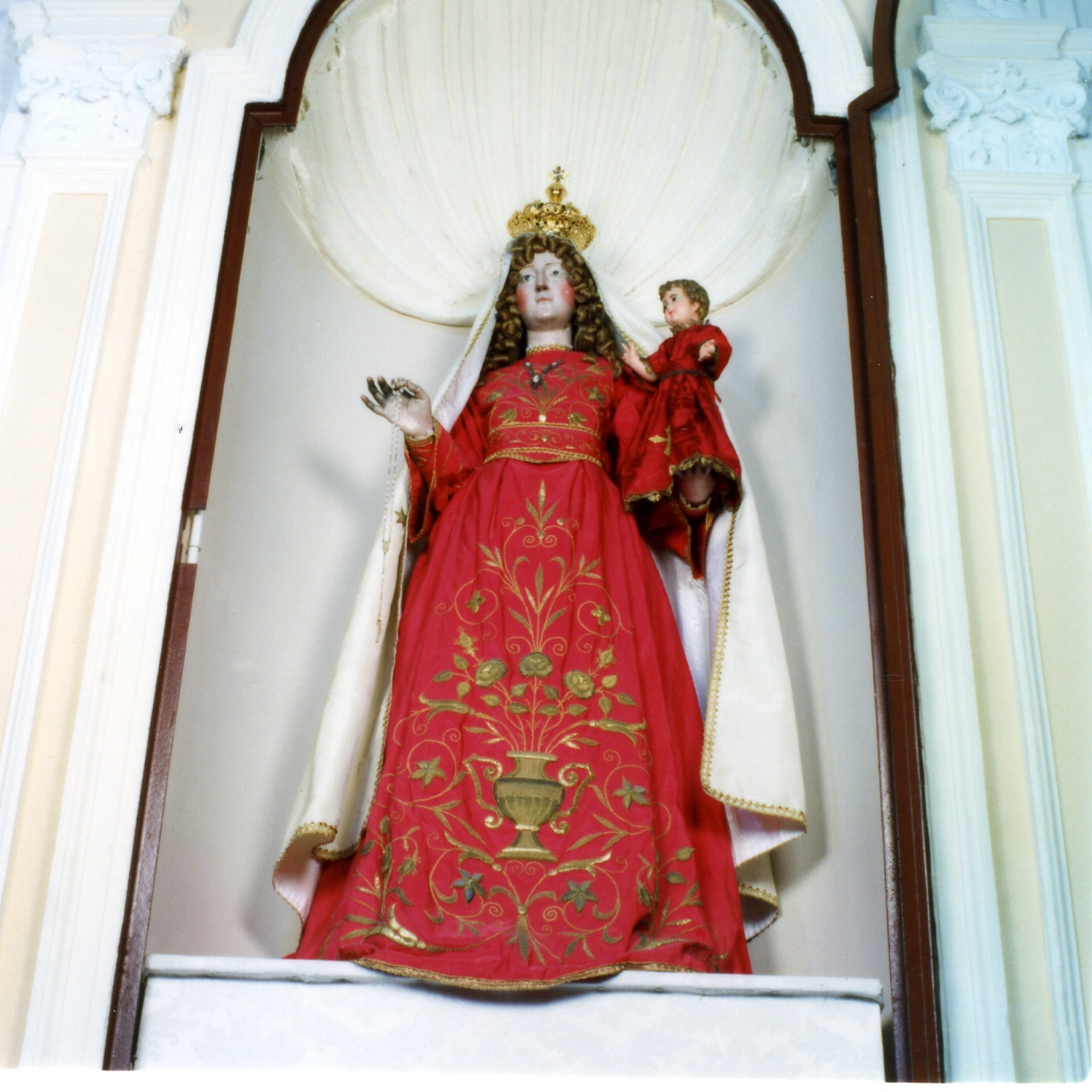 Madonna del Rosario (statua) - bottega napoletana (fine sec. XVIII)