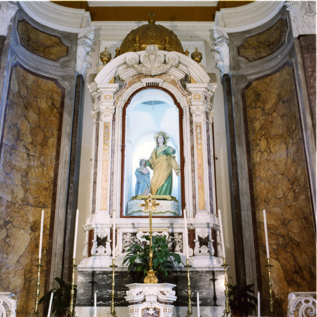 mostra d'altare - bottega napoletana (metà sec. XVIII)