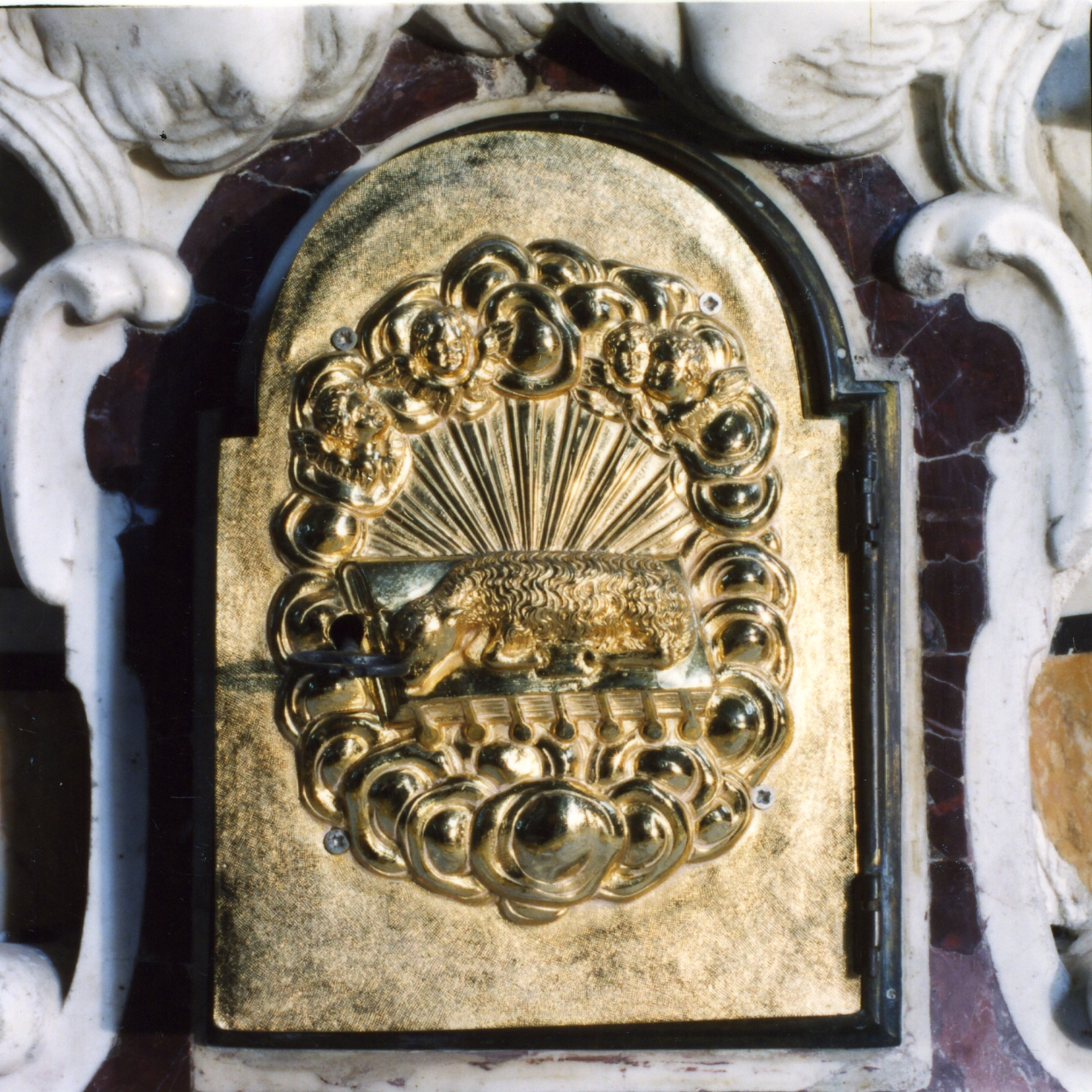 sportello di tabernacolo - bottega napoletana (metà sec. XIX)