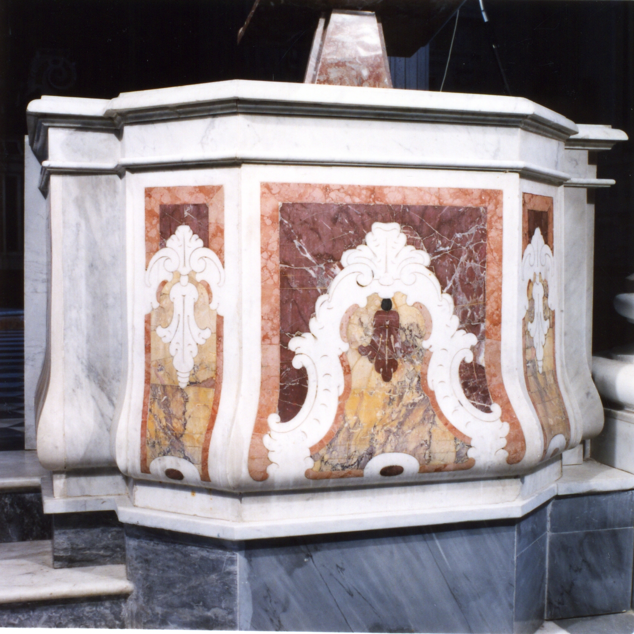 pulpito - bottega napoletana (fine sec. XVIII)