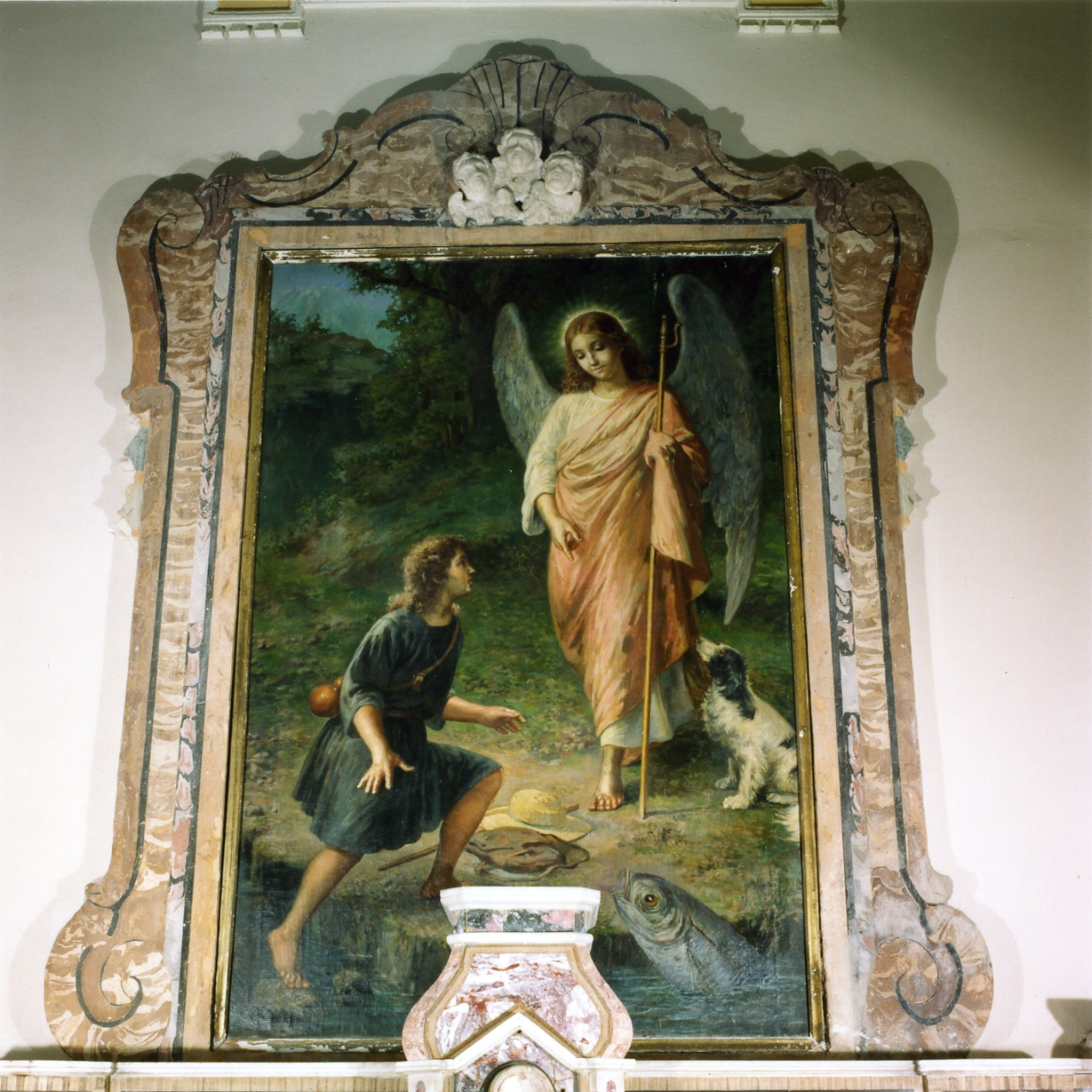 mostra d'altare - bottega napoletana (prima metà sec. XIX)