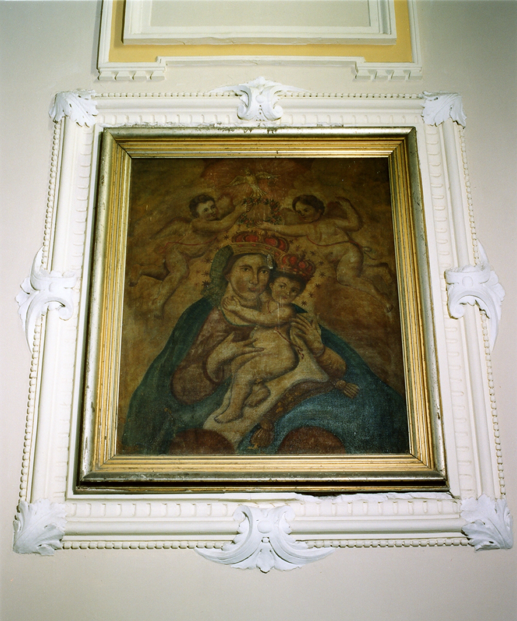 incoronazione di Maria Vergine (dipinto) - ambito napoletano (inizio sec. XIX)