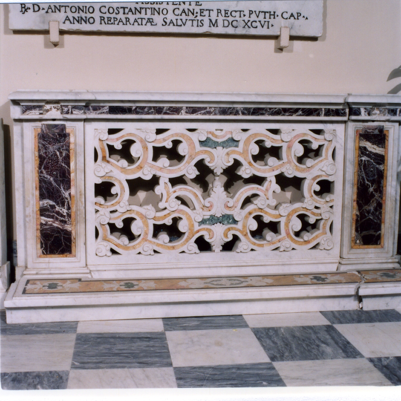 balaustrata - bottega napoletana (metà sec. XVIII)