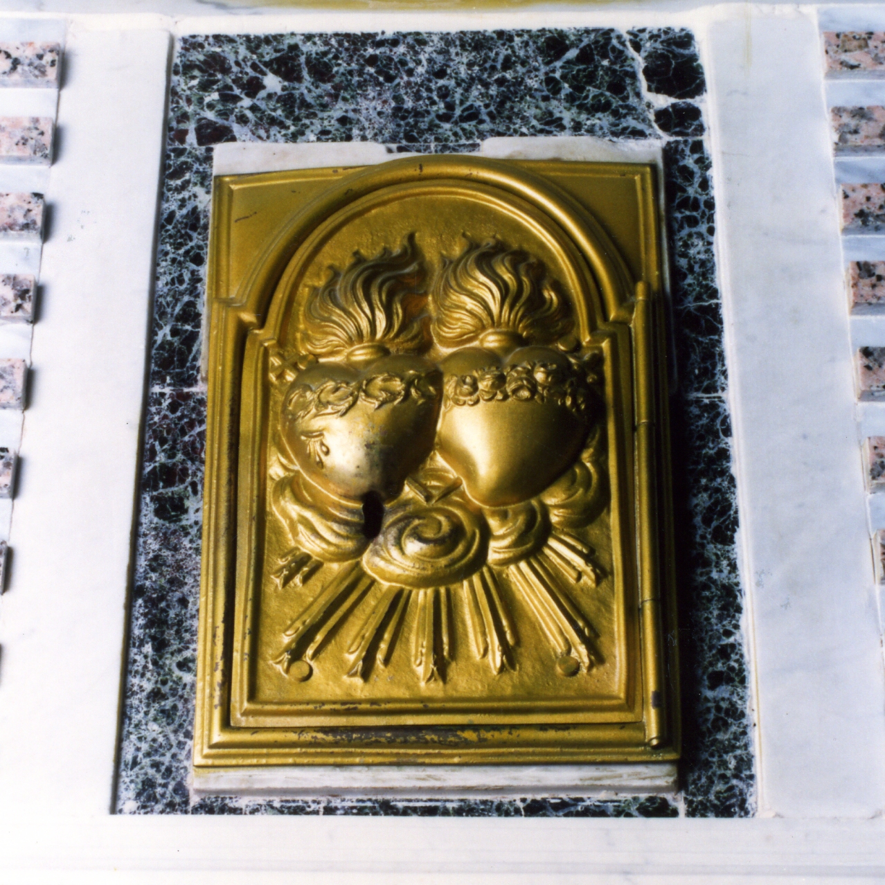 sportello di tabernacolo - bottega napoletana (fine/inizio secc. XIX/ XX)