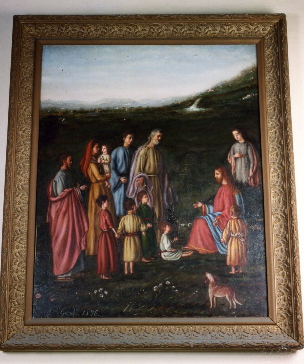 Cristo benedice i fanciulli (dipinto) di Gardi L (sec. XIX)