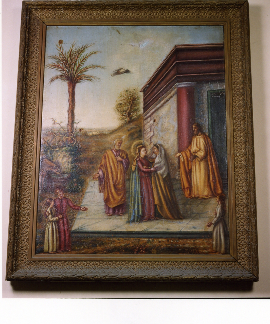 visitazione (dipinto) di Gardi L (sec. XIX)