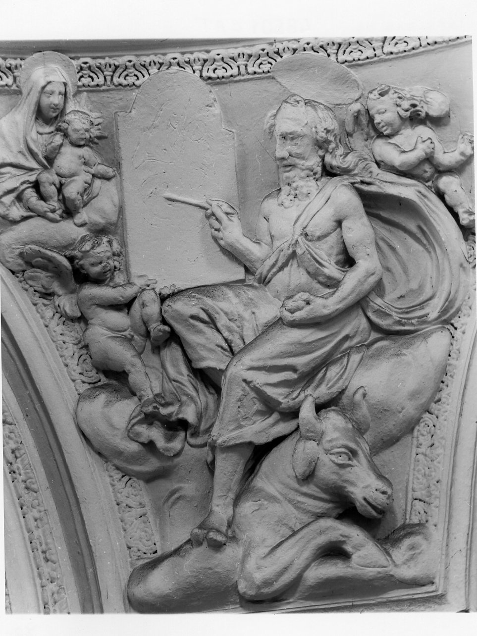 San Luca (rilievo) - bottega napoletana (prima metà sec. XVIII)