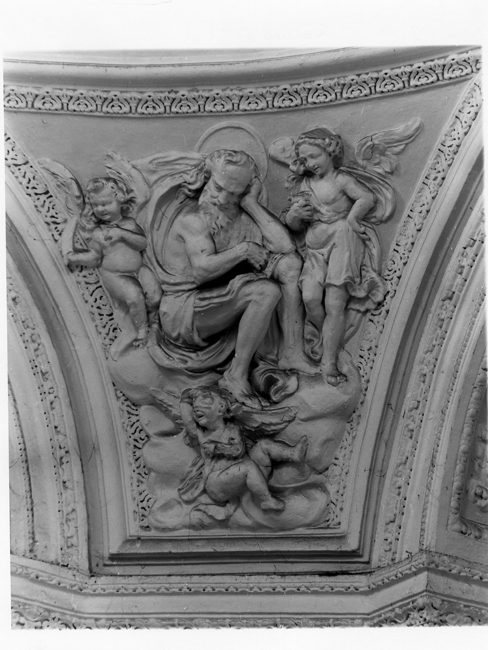 San Matteo Evangelista (rilievo) - bottega napoletana (prima metà sec. XVIII)