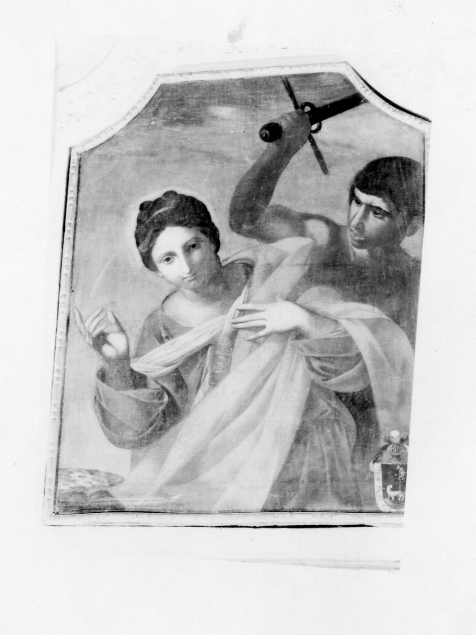 Santa Giuliana (dipinto) di De Rosa Francesco (cerchia) (prima metà sec. XVII)