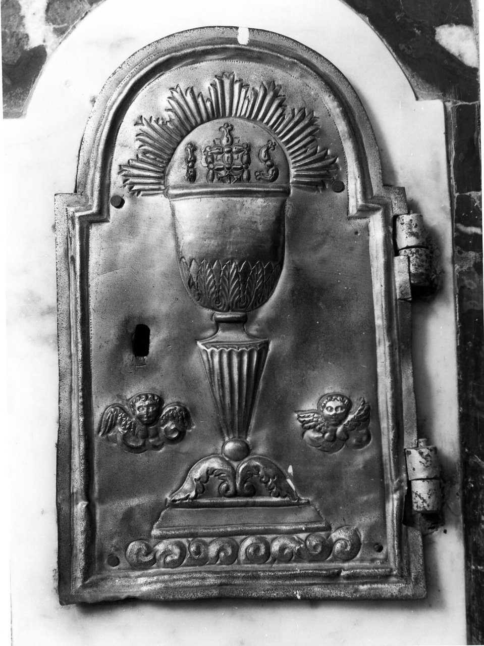 sportello di tabernacolo - bottega napoletana (fine sec. XVIII)