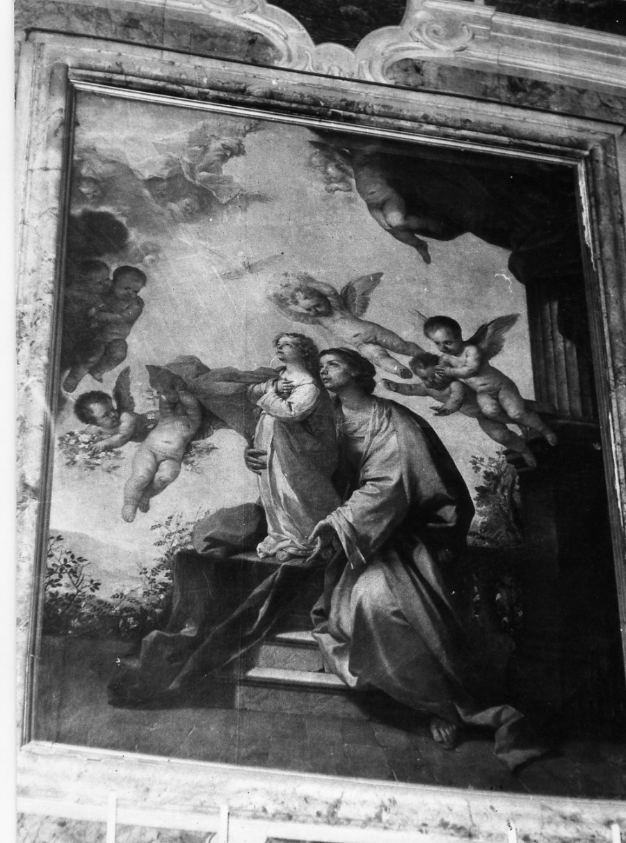 Sant'Anna e la Vergine (dipinto) di Giordano Luca (sec. XVII)
