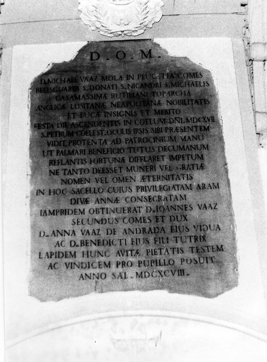 lapide - bottega napoletana (sec. XVII)