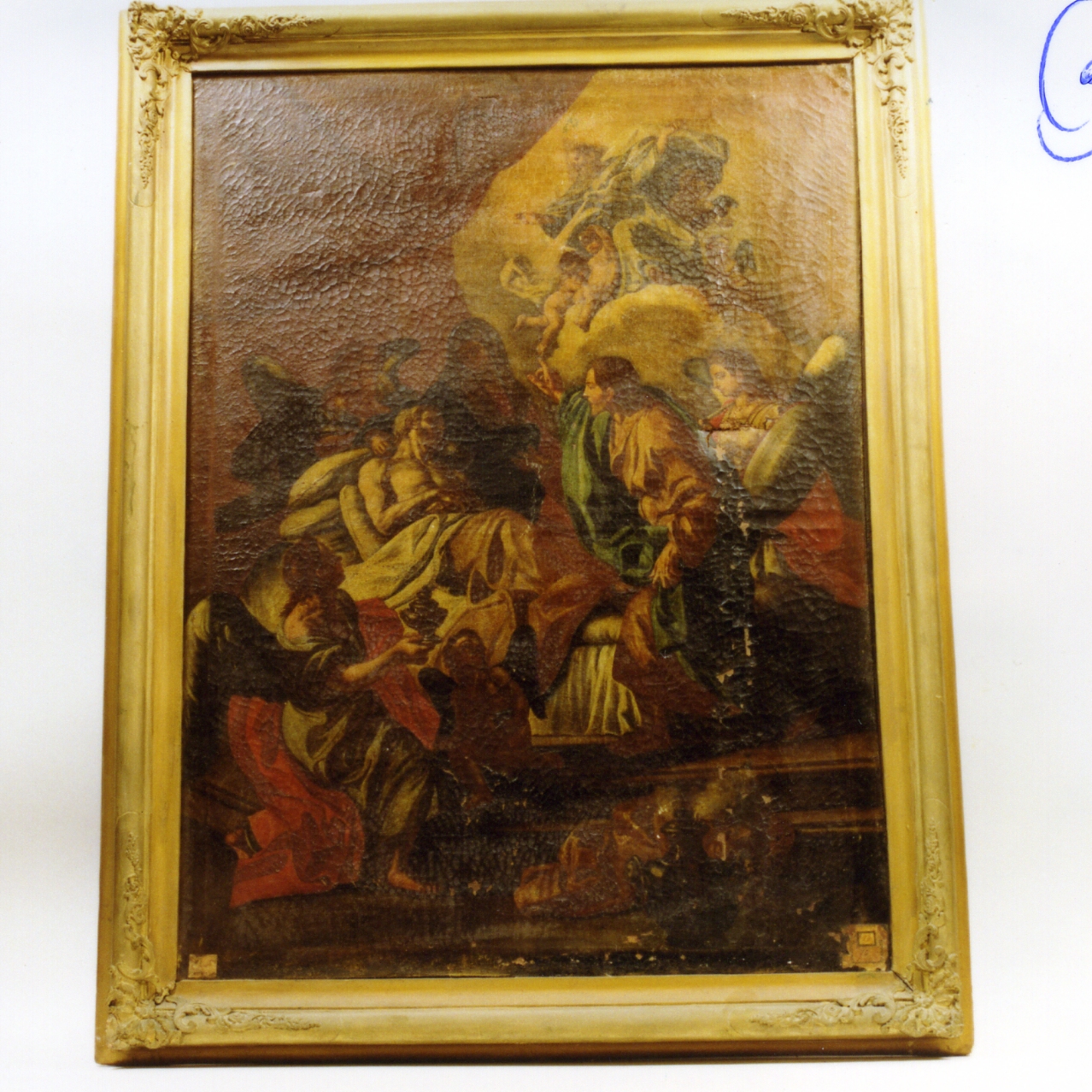 morte di San Giuseppe (dipinto) di De Mura Francesco (seconda metà sec. XVIII)