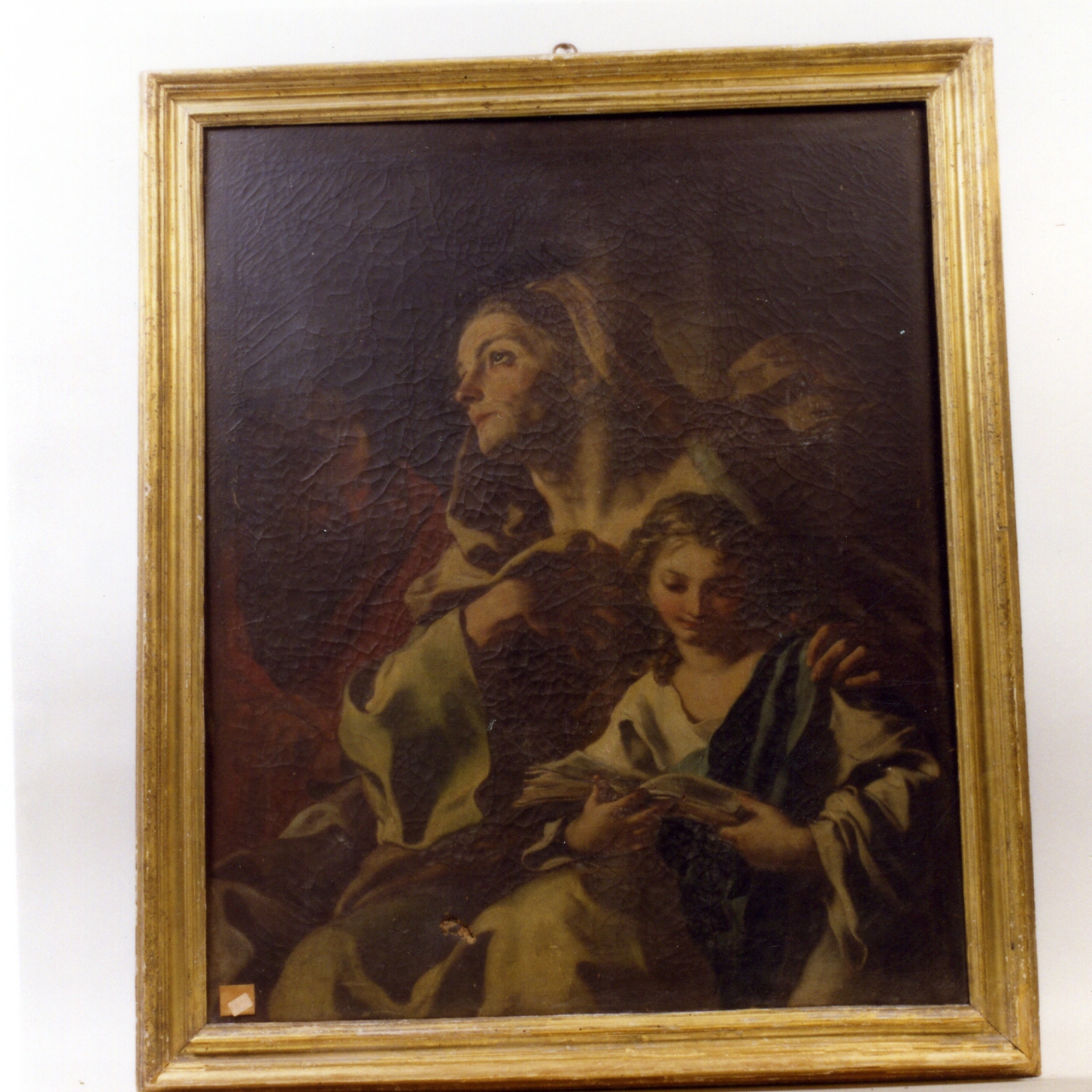 educazione di Maria Vergine (dipinto) di De Mura Francesco (seconda metà sec. XVIII)