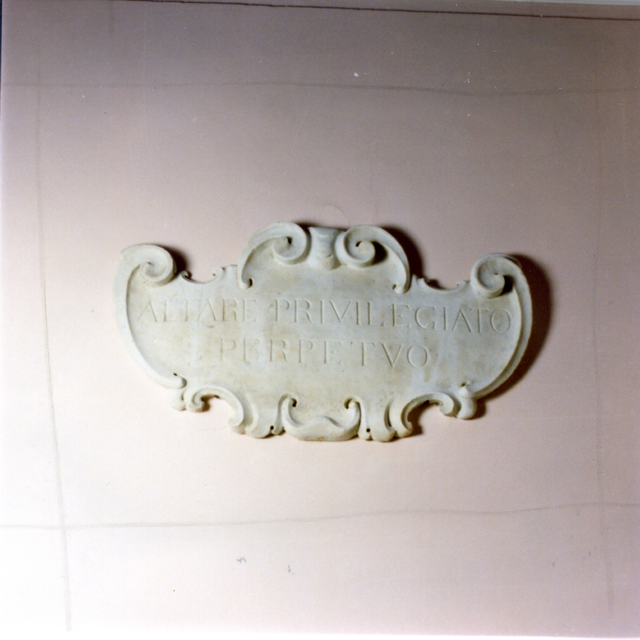 targa devozionale - bottega napoletana (seconda metà sec. XVIII)