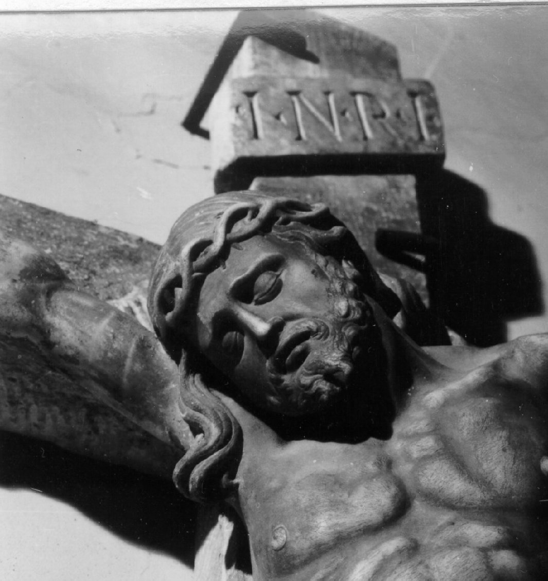 Cristo crocifisso (scultura, elemento d'insieme) di Merliano Giovanni detto Giovanni da Nola (prima metà sec. XVI)